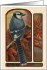 BlueJay in Fall card