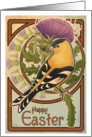 The Goldfinch and Thistle - Easter card