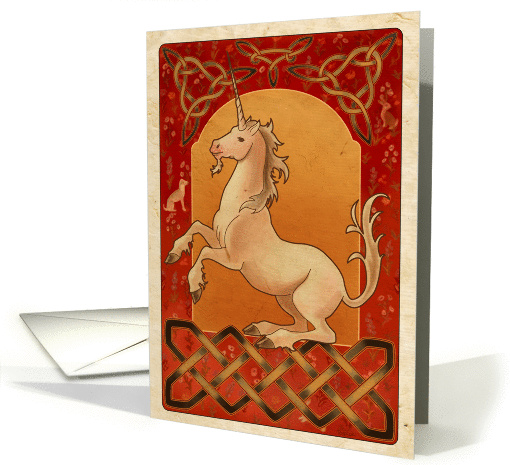 Medieval Unicorn - Art card (148225)