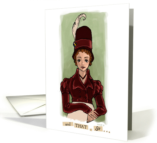 Jane Austen card (168702)