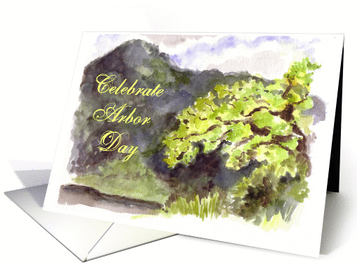 Landscape - Earth Day card (184769)