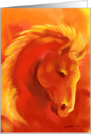 Fire Horse card
