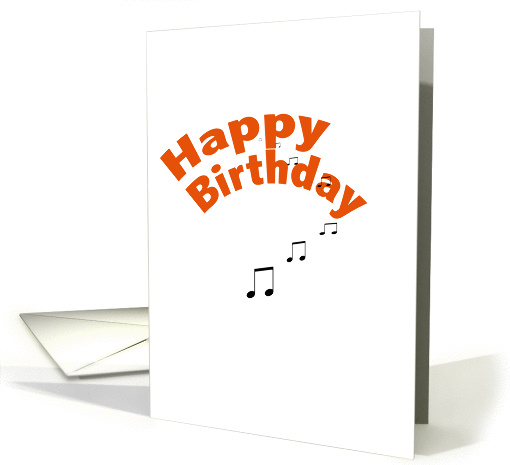 Birthday - musical card (144011)