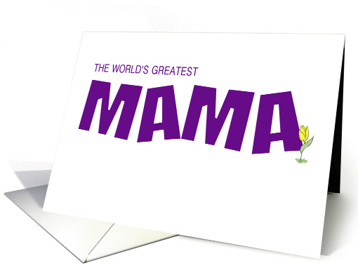 World's Greatest Mama card (147159)