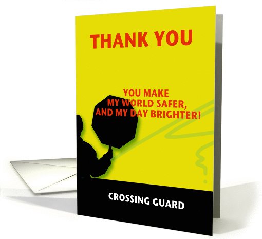 Thank You - Crossing Guard card (181819)