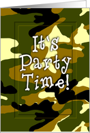 Party Time - Invite card