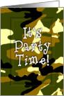 Party Time - Invite card