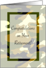 Congrats on Retirement card