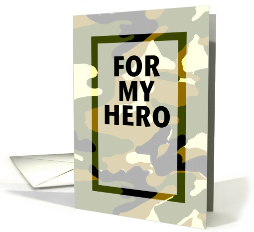 For My Hero - Father's Day card (182317)