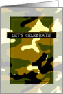 Let’s Celebrate - Camoflauge card