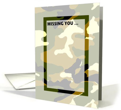 Missing You - Blank card (184797)