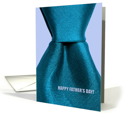 Happy Father's Day Blue Tie Break Tradition Humor card (186709)