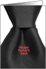 Happy Father’s Day - Black Tie card
