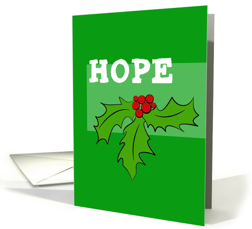 Christmas Card - Hope card (239001)