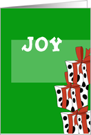 Christmas Card - Joy card