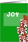 Christmas Card - Joy card