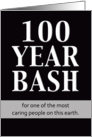 Birthday Invitation - 100 Year Bash card