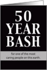 Birthday Invitation - 50 Year Bash card