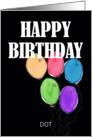 Happy Birthday - Dot card