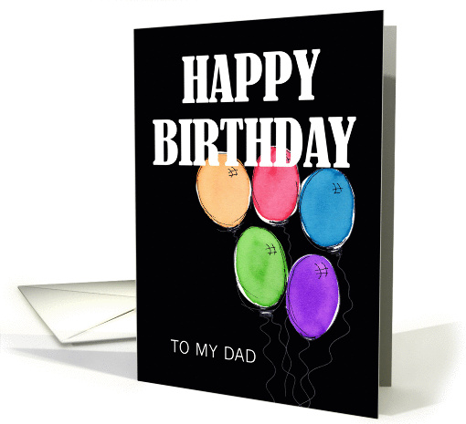 Happy Birthday - Dad card (275033)