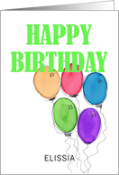 Happy Birthday - Elissia card