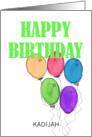 Happy Birthday - Kadijah card