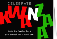 Kwanzaa - Celebrate card