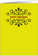 Happy Birthday card