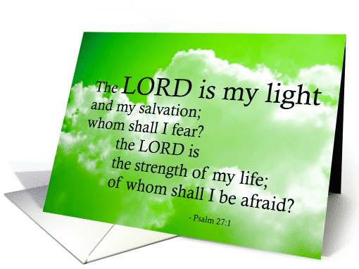 Console Series - Psalm 27:1 card (288678)