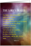 Console Series - Mattehw 6:9-13 card
