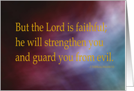 Console Series - 2 Thessalonians 3:3 card