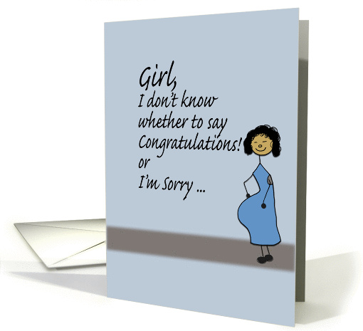 Congrats/Sorry - Pregnancy card (302116)