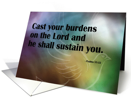 Console Series - Psalm 55:22 card (324679)