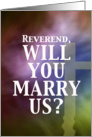 Marry Us - Reverend card