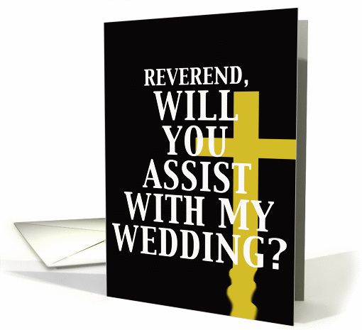 Marry Me (Assist) - Reverend - Gold Cross card (346793)