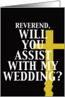 Marry Me (Assist) - Reverend - Gold Cross card