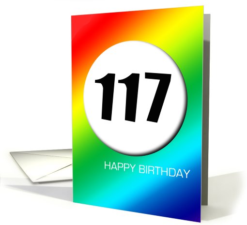 Rainbow birthday - 117 card (427664)