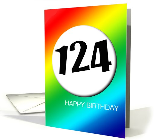 Rainbow birthday - 124 card (428045)