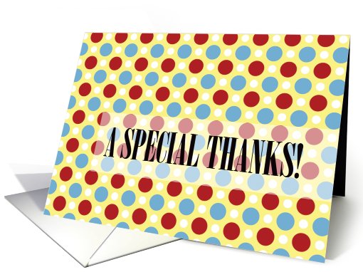 Fun Dots - Special Thanks card (560790)