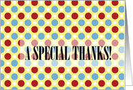 Fun Dots - Special Thanks card