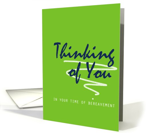 Thinking of You - In Bereavement card (611657)