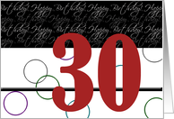 Happy Birthday Card series - 30 card
