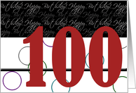 Happy 100th Birthday card