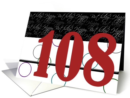 Happy Birthday Card series - 108 card (680856)