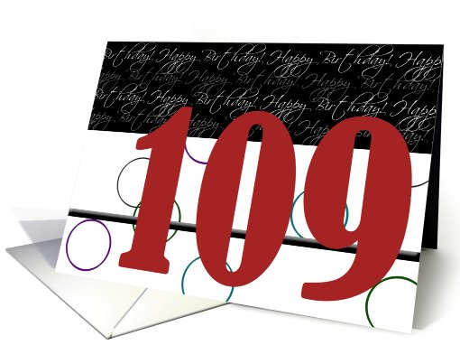 Happy Birthday Card series - 109 card (680857)