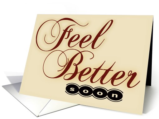 Feel Better Soon card (747248)