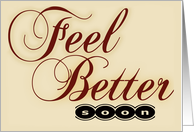 Feel Better Soon card