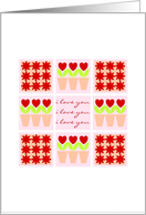 I Love You card