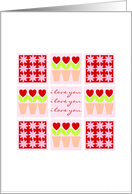 I Love You card