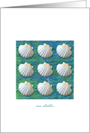 Sea Shells card